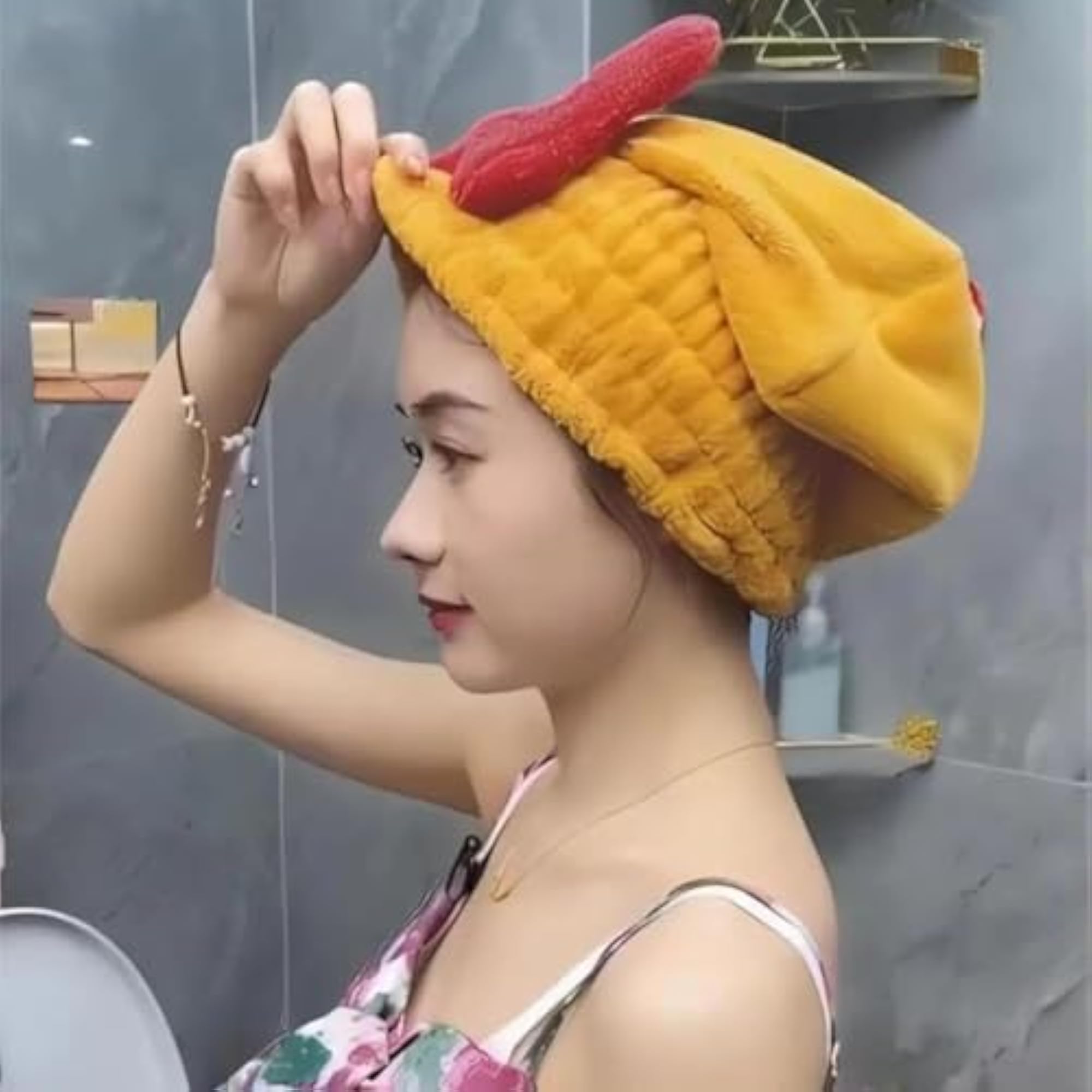 Microfiber Hair Drying Towel Cap, Super Absorbent